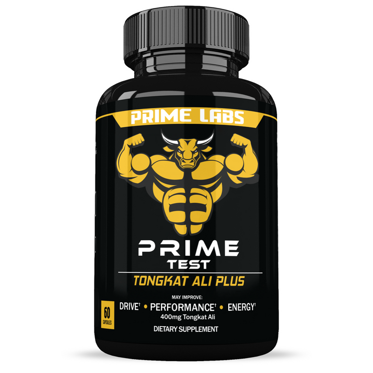 Prime Labs Tongkat Ali Plus bottle — when to take tongkat ali: morning, pre-workout, or before bed